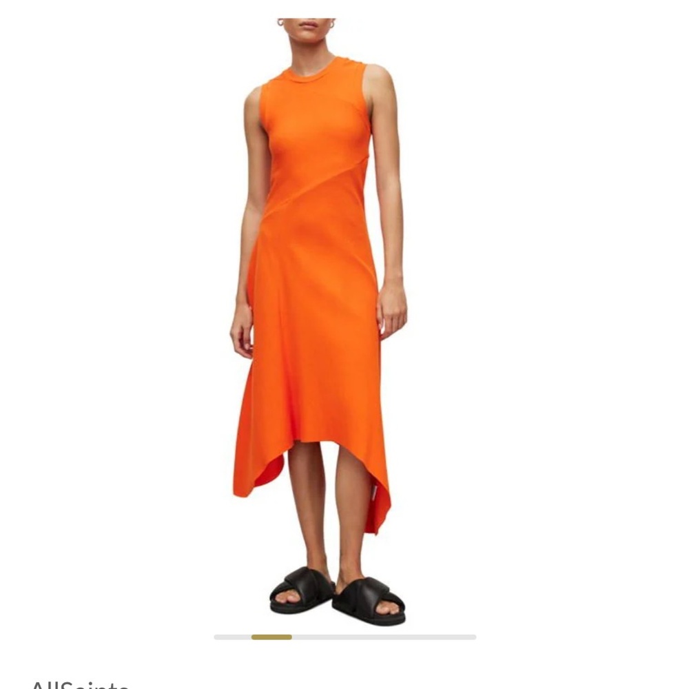 AllSaints
Gia Asymmetrical Midi Dress